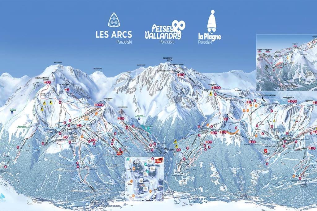 Residence Le Rami, Appartement 5 Personnes Ski Au Pied La Plagne Exteriör bild